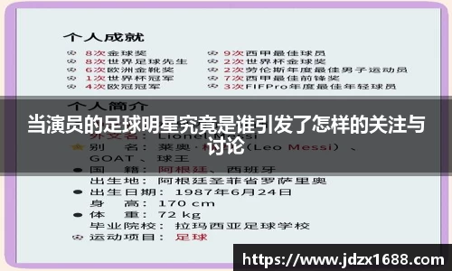 当演员的足球明星究竟是谁引发了怎样的关注与讨论